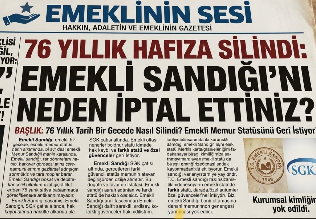 EmekliMemurun sesi tweet media