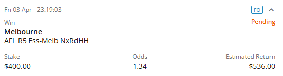 edgelabau's tweet photo. AFL Ladder Round 5

Into ~$1.25 now, couldn't believe they'd put up $1.34.

Happy to back against the Dons all year at prices like this.

Can the ladder make it to round 10? https://t.co/m8WIbXYnkK