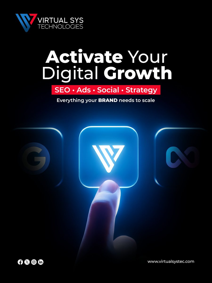 virtualsystec's tweet photo. Activate your digital growth. 🚀
SEO • Ads • Social • Strategy

🌍 https://t.co/RRW4JtB20K
📞 +1 478 800 4004
📧 hello@virtualsystec.com

#DigitalMarketing #Growth #VirtualSysTechnologies https://t.co/1Zjc8psyMR