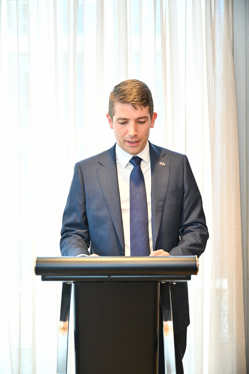 RuConsDubai's tweet photo. Consul General of Russia in Dubai and the Northern Emirates Maxim Vladimirov took part in the Eurasia Gulf Diplomatic Business Lunch at Capital Club Dubai.
The discussion focused on practical cooperation, investment opportunities, and new areas for Russia–UAE business engagement. https://t.co/hUs0VkyPEK