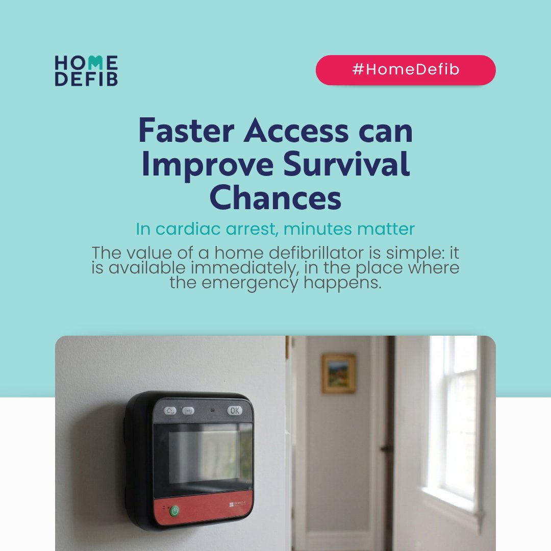 HomeDefib's tweet image. Living rurally can mean longer waits for help.
Home Defib brings a defibrillator closer when distance matters.

Learn more →
#RuralHomes #AED #HomeDefib