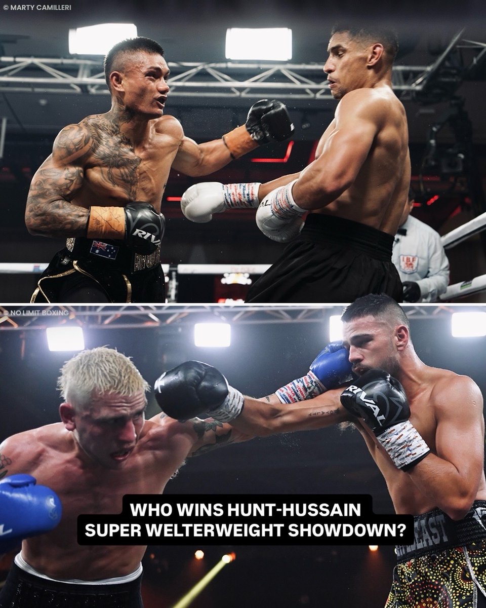 ausboxing's tweet image. Who starts as the favourite?

Fresh off his Knockout of the Year winner in 2025, Andrew Hunt faces Benjamin Hussain for an IBF regional belt in a clash that’s almost too close to call. 

#ozboxing #boxing #NicolsonTurner