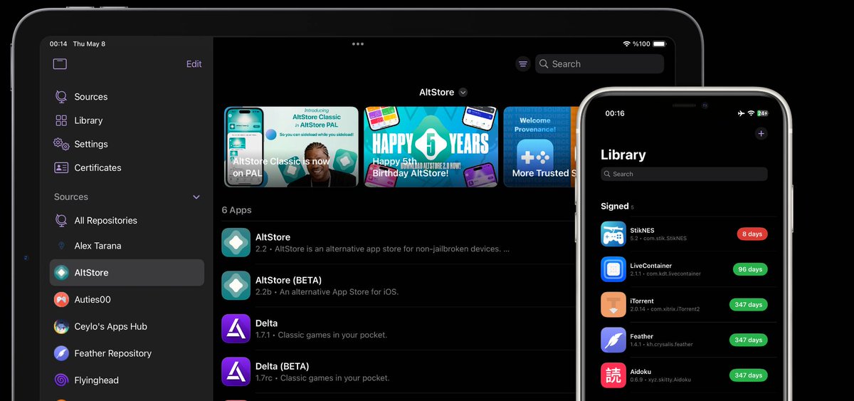 senumy_ipa's tweet image. Feather v_2.7.0 is out

Open-source IPA installer for iOS 15 → 26+
No 3rd-party services — full control with your own cert 🔐

New:
• Remote pairing (iOS 17.4+)
• More sources
• Extension injection

🔗 senumy.com/ipa-library/fe…