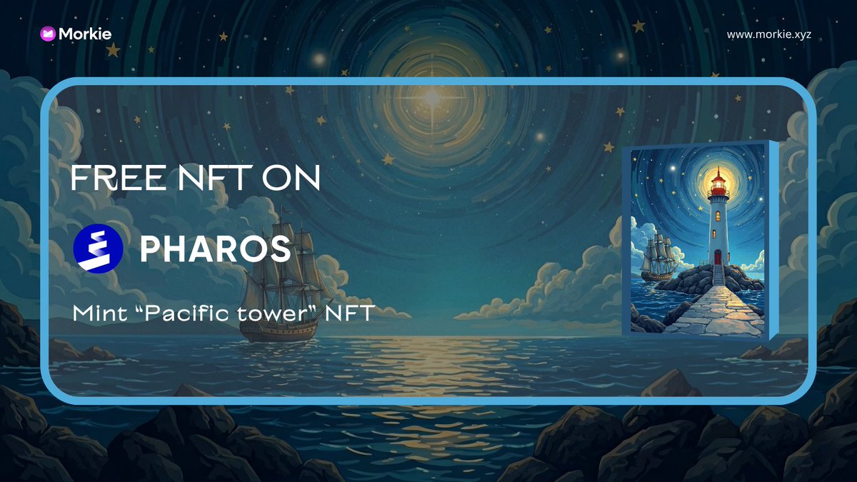 Mint Free NFT On Pharos Atlantic Testnet

🌸 Mint: morkie.xyz/pacific

Like, RT &amp; leave your wallet address below ⚡