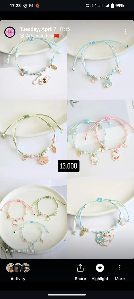bybaobeiid's tweet photo. halo kita open PO beberapa china stuff, close po 20 April est ina tgl 15 Mei. harga sudah bersih Ina yaa dan bisa co lewat Oren.

open jastip china taobao pinduoduo xianyu gelang accessories https://t.co/XEWQipIKeN