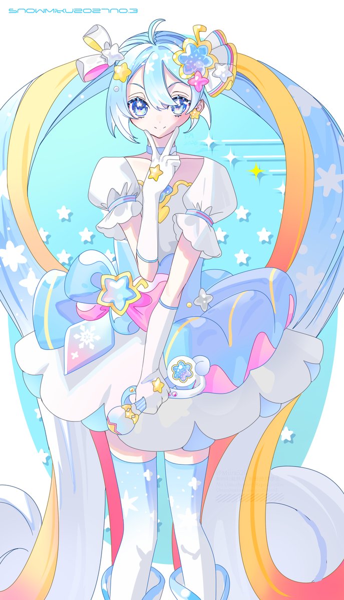 Miira520's tweet photo. せぜりさん(@_sezeri ）の3番ちゃん✨
＃雪ミク2027 https://t.co/T4Lg3PXeqK