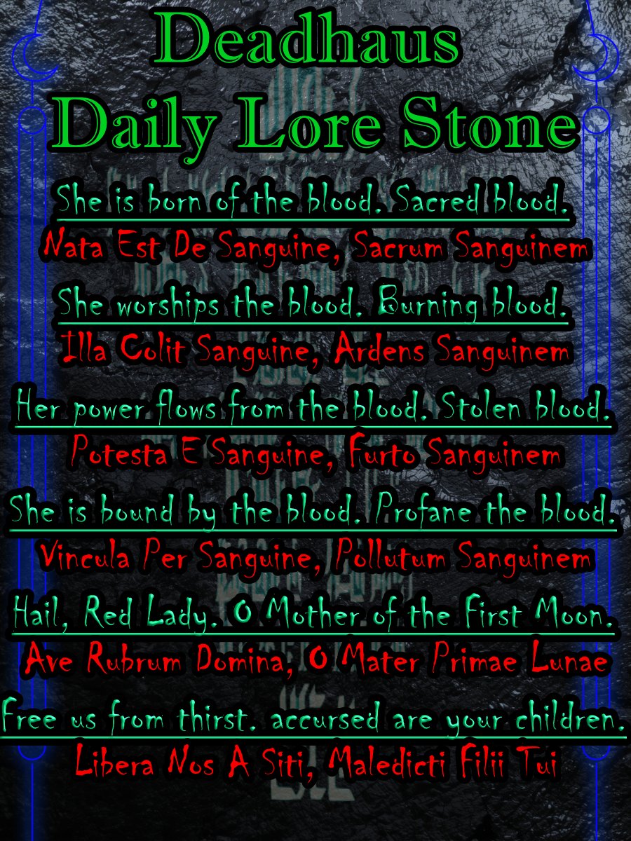 Varik_Keldun's tweet photo. Deadhaus Daily Lore Stone!

Learn more Deadhaus lore, links below!
Radio plays - https://t.co/lCwHnWsJTn
Necroliberatas -  https://t.co/7UD89GO3nB
ME!-https://t.co/ciRtei465l 

wishlist on steam!  https://t.co/m9UrdtoAnD

#DeadhausSonata #LegacyOfKain #IndieGameDev #DDLS https://t.co/sOBnuioFQ0