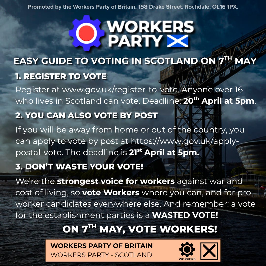 Workers Party Scotland tweet media