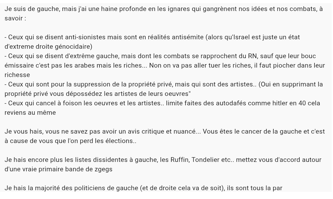 Confession du leftweet français tweet media