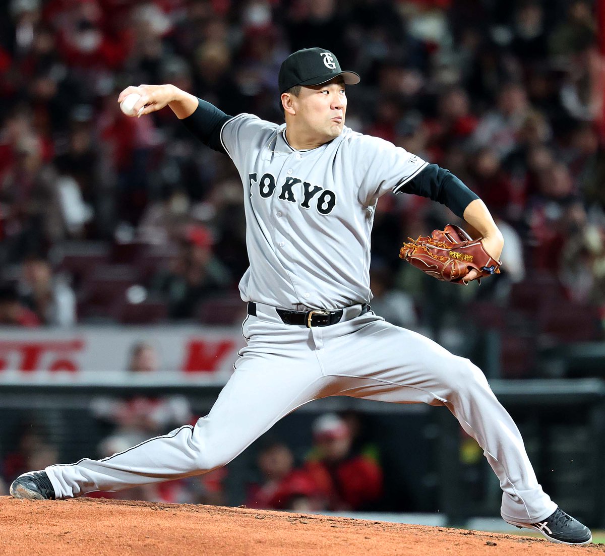 六回裏】巨人 0-0 広島 #田中将大 投手は、相手の上位打線から2つの
