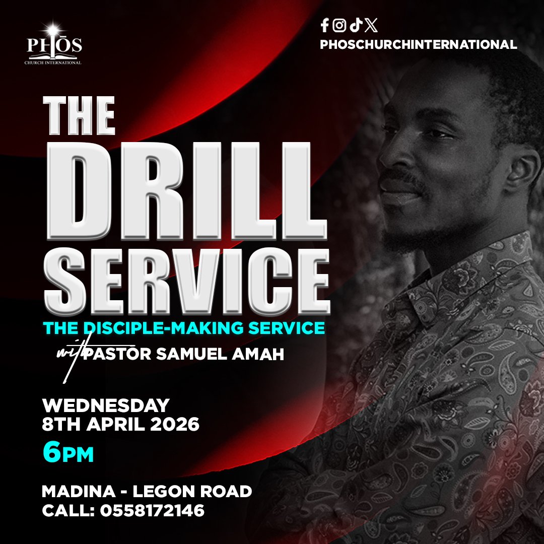 thephoschurch's tweet photo. The Drill Service always has so much to offer! Come expectant. Come prepared to be greatly impacted. It is going to be another unique experience as we fellowship together.
#TheDrillService #TDS #TDMS
#TheDiscipleMakingService
#PhōsChurchInternational https://t.co/UlIaqMjfjB