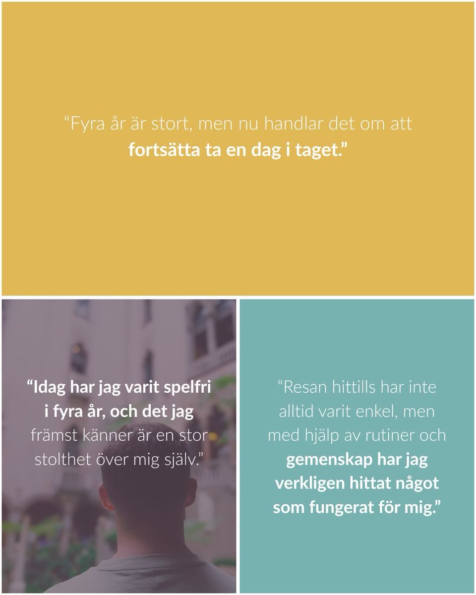 Idag säger vi stort grattis 🎉👏🥁 till en behandlingsklient som firar fyra års spelfrihet. Läs mer om den inspirerande resan här: mynewsdesk.com/se/spelfrihete… 

#spelberoende #anhörigstöd
#ettnyttsättattleva #spelfriheten