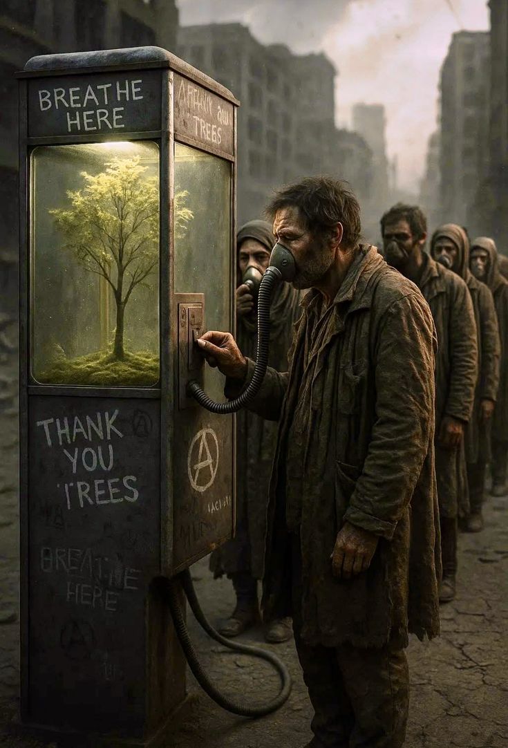 islam_amir15625's tweet image. Don't let this be our future. Nature is not a luxury; it's a necessity. Plant a tree today for a breathable tomorrow. 🌿💨 #SaveThePlanetNature #SaveEarth #GlobalWarming #Environment #TreePlantation #FutureWorld #ClimateChange #Oxygen #NatureLover #Awareness #BengaliPost #SaveNat