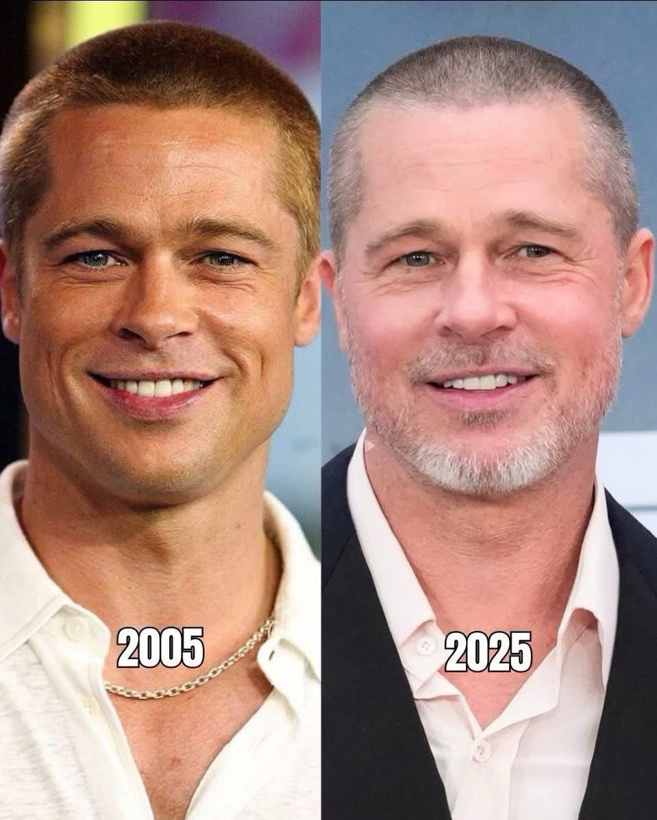 modernhistory's tweet photo. 20 years later Brad Pitt 62 years old in same icon https://t.co/A0NcGiu555