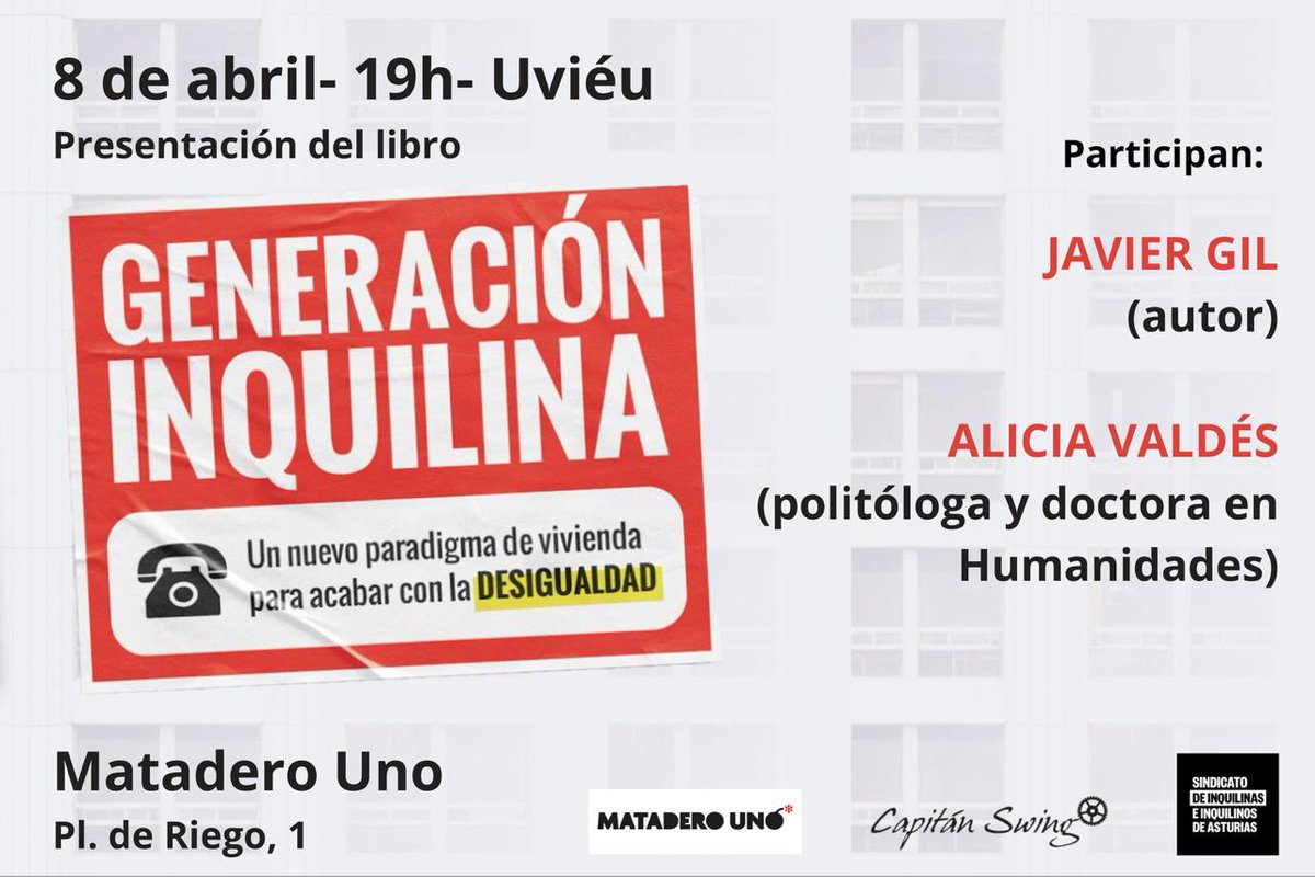 Sindicato de Inquilinas e Inquilinos de Asturias tweet media