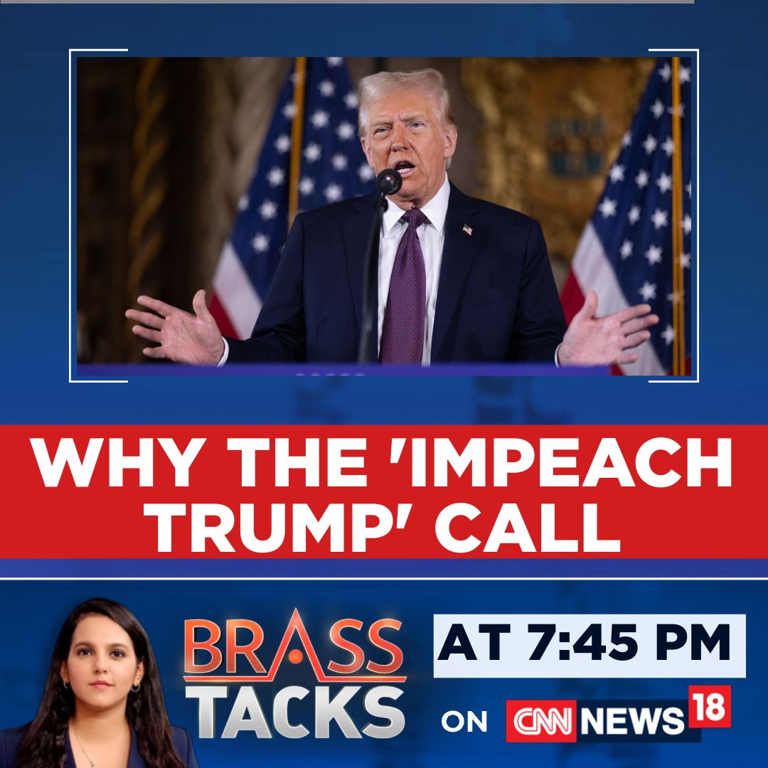 CNNnews18's tweet image. Why is there a growing call for Donald Trump to be impeached?

Watch #BrassTracks with @poonam_burde, at 7:45pm, only on CNN-News18

#DonaldTrump #UnitedStates