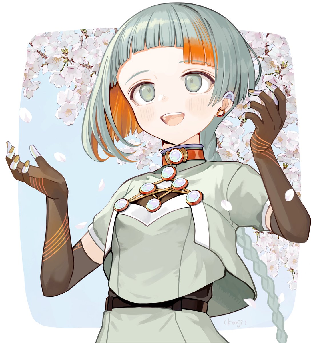 #知声Art ひらひら、ひらひら、🌸
知声×さくら、可愛いと思います！