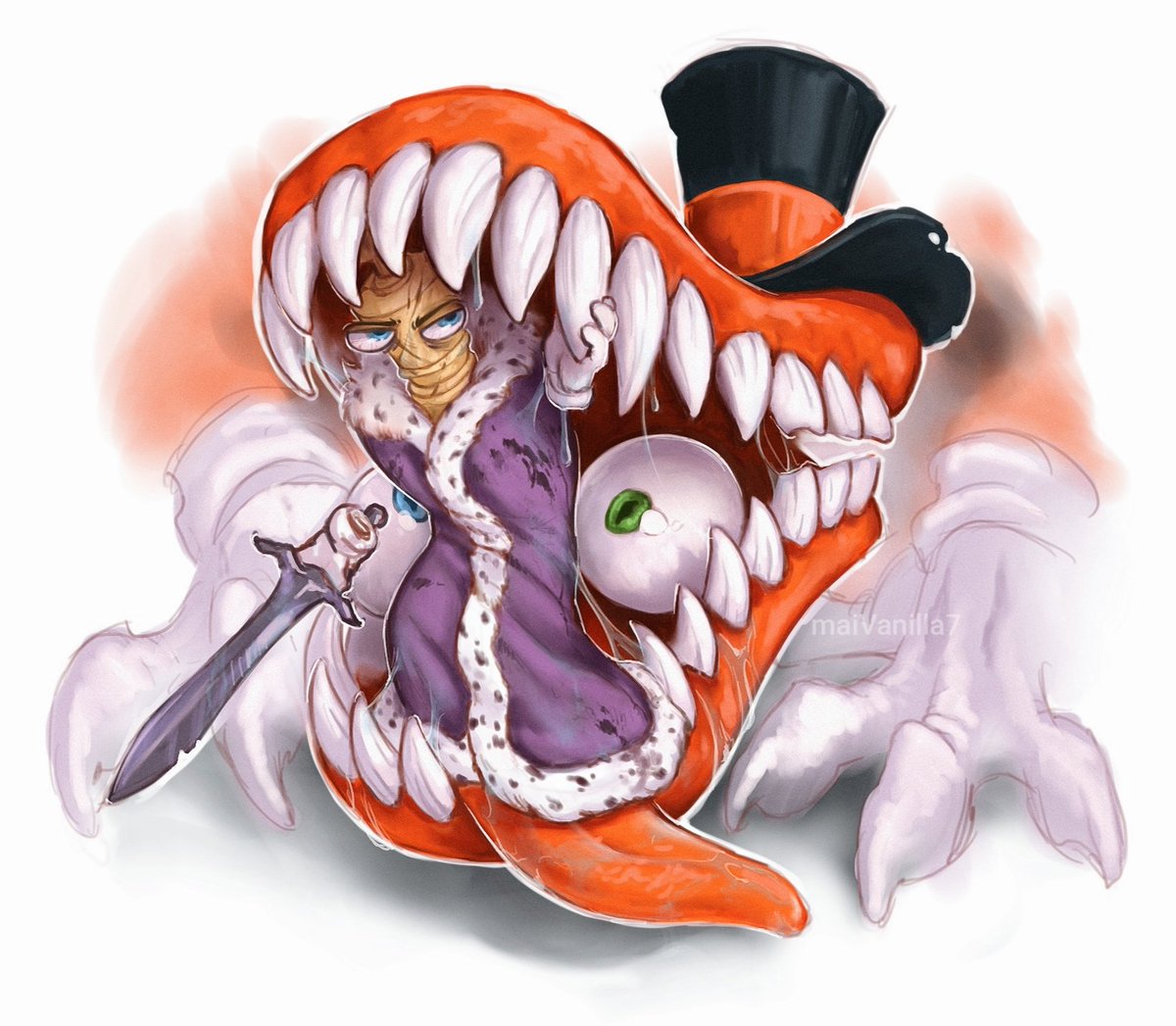 Knight Kinger taming the beast 🎪⚔️ #caine #kinger #royalteeth