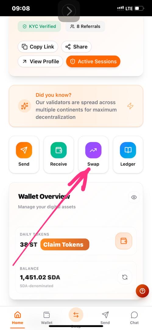 OlaIsaac11's tweet photo. @optimistic51492 @Sidra_App If your sidra balance is zero, go to swap and press on max, your balance will appear. Go back to wallet and refresh your balance will appear. Sidrachain is upgrading the system. Thanks. https://t.co/NHv5UJUri1