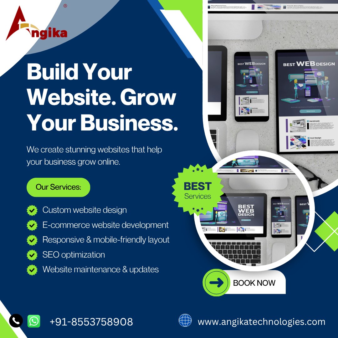 Angika_Tech's tweet photo. Build your digital presence with a website that works for your business 🚀

From custom designs to SEO optimization, Angika Technologies helps you grow smarter and faster online.
📞 +91-8553758908
🌐 https://t.co/noplbB53US
#WebsiteDesign #DigitalGrowth #SEO #BusinessGrowth https://t.co/Lgty6bfz9M