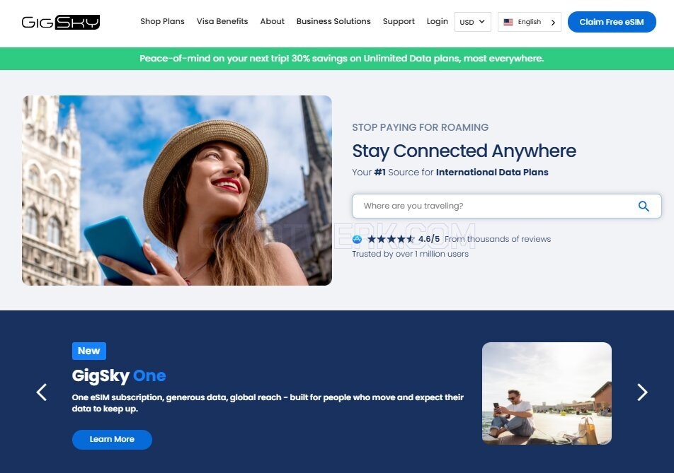 Cryptwerk_com's tweet image. 🌀 GigSky
🔹 Global travel eSIM data provider

⭕ Accepts: USDC

🌐 Address: GigSky, Inc. 156 2nd Street San Francisco, CA 94105 United States

◻️ #globalcoverage #mobileapp 

🔽 Learn more cryptwerk.com/company/gigsky/