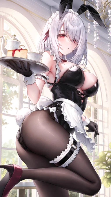 メイドでバニーなレンネちゃん