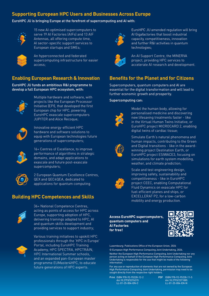 EuroHPC Joint Undertaking tweet media