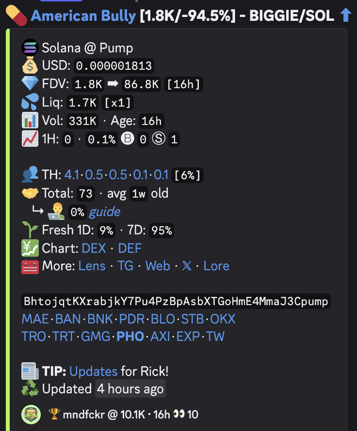 trenchesalpha's tweet photo. Scalpers hitting quick licks. GG's!🪖⚡️

$BIGGIE 10K > 100K > 10x 💰

No matter the market conditions, the squad keeps winning. Cut through the noise and get in the room. 👉 https://t.co/WZi8zogurc
