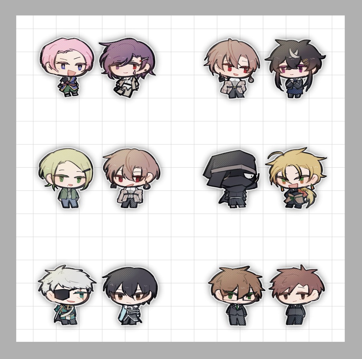 2頭身その②
CPだったりコンビだったりうちよそ系
反応なくともお借りしてる人がいます🙇‍♀️