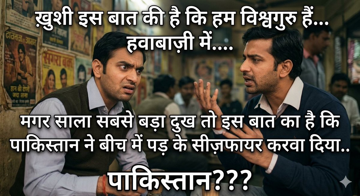 TaslimJD's tweet photo. पाकिस्तान, पाकिस्तान दो देशों के शांति की वजह बना है.
और हम यह अपने आपको विश्वगुरु बताते फिर रहे हैं. https://t.co/bIoJKLdKt7