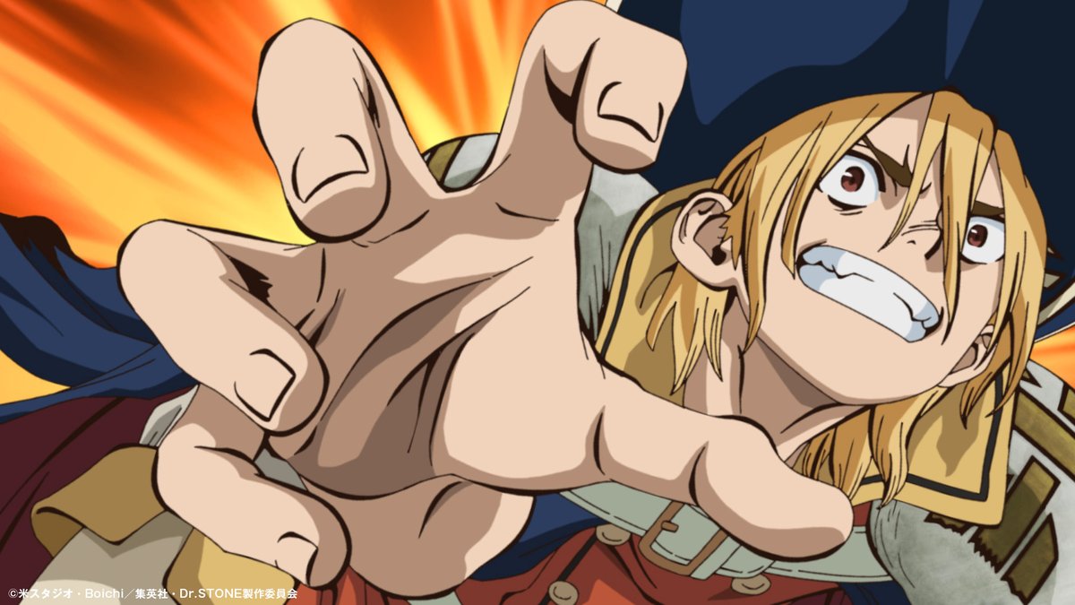 ／
最終シーズン第3クール2話め
第26話本日放送！📺
＼

龍水とフランソワが「欲しい」
スペシャルな素材とは…！

第26話「FIRE」
本日22:00よりTOKYO MXほかにて順次放送！
22:30からは各配信プラットフォームでも順次配信！

あらすじ▶dr-stone.jp/story/4th/26/
予告▶youtu.be/JXLzDly0ALs