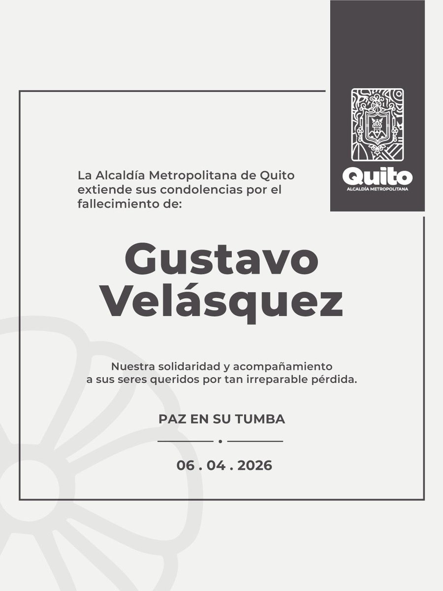 Nota de pesar: