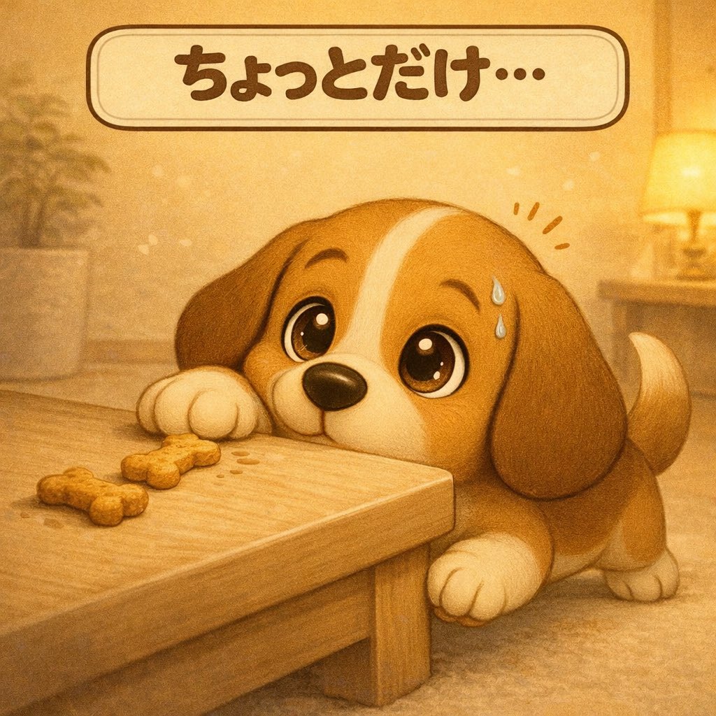 roisutanp's tweet photo. 誰もいないし、
ほんのちょっとだけなら…🐾

#ロイの物語 #ロイ #ビーグル #犬漫画 #日常漫画 #癒しキャラ #犬キャラ #オリジナルキャラ #ちょっとだけ https://t.co/3Vv6ovhL1e