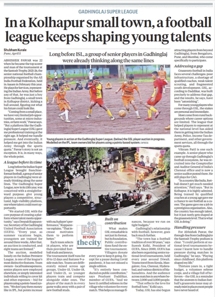 bbr_footytales's tweet photo. Kolhapur might not have i league or ISL club, or not many players who have represented India.
But football runs deep here in community and that's what matters.
#IndianFootball #KolhapurFootball https://t.co/kxY8J1kriA