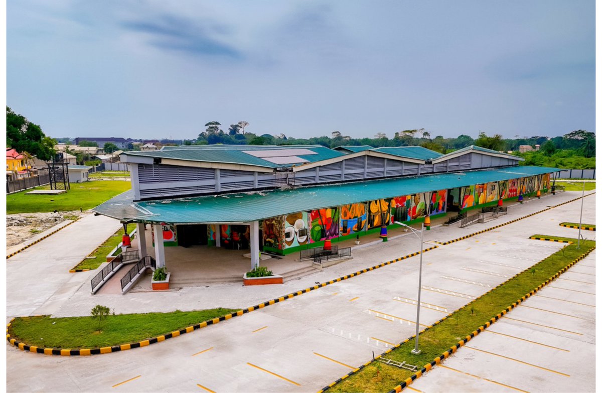 Mr_JAGs's tweet photo. UPDATE: President of the Federal Republic of Nigeria, Asiwaju Bola Ahmed Tinubu @officialABAT GCFR will today and tomorrow commission a number of Key Infrastructural Projects (physically and virtually) executed by the Lagos State Government under the leadership of Governor Babajide Sanwo-Olu @jidesanwoolu 

The Projects are: 

THE ICONIC OPEBI-MENDE-OJOTA LINK BRIDGE: This brand new bridge was designed to address major traffic issues and provide alternative routes for motorists traveling from Toyin, Allen, Opebi, Ojota, Maryland and other surrounding areas. 

LAGOS STATE GEOGRAPHIC INFORMATION SERVICE (LAGIS) BUILDING, ALAUSA: This Office would digitize land records, improve title registration, and lay the foundation for a modern property market.

THE LAGOS STATE MULTI-AGENCY COMPLEX, ALAUSA: The Project is a Multi-Storey Structure consisting of 4blocks, on a total site area of 2.01 hectares, enclosed within the State Secretariat to accommodate more parastatals of the state within the Secretariat vicinity

THE MID-LEVEL AGRO FOOD HUB, ABIJO, IBEJU LEKKI: The mid-level Food Hub sits on a 23,000 sqm land with adequate parking facilities, cold and dry storage facilities, and expansive trading floors for vendors, to create a better food market experience by modern standards. 

TOTAL REGENERATION AND FULL UPGRADE OF TOLU SCHOOLS COMPLEX: This facility contains 36 public schools - 31 secondary and five primary schools situated in Ajegunle, with brand new classroom blocks, access roads, sporting facilities, ICT Labs etc 

MARACANA STADIUM, AJEGUNLE: This facility consists of 19 mini football pitches, located in the densely populated Ajegunle Area of Lagos State. 

#PBATInLagos 
#GreaterLagosRising