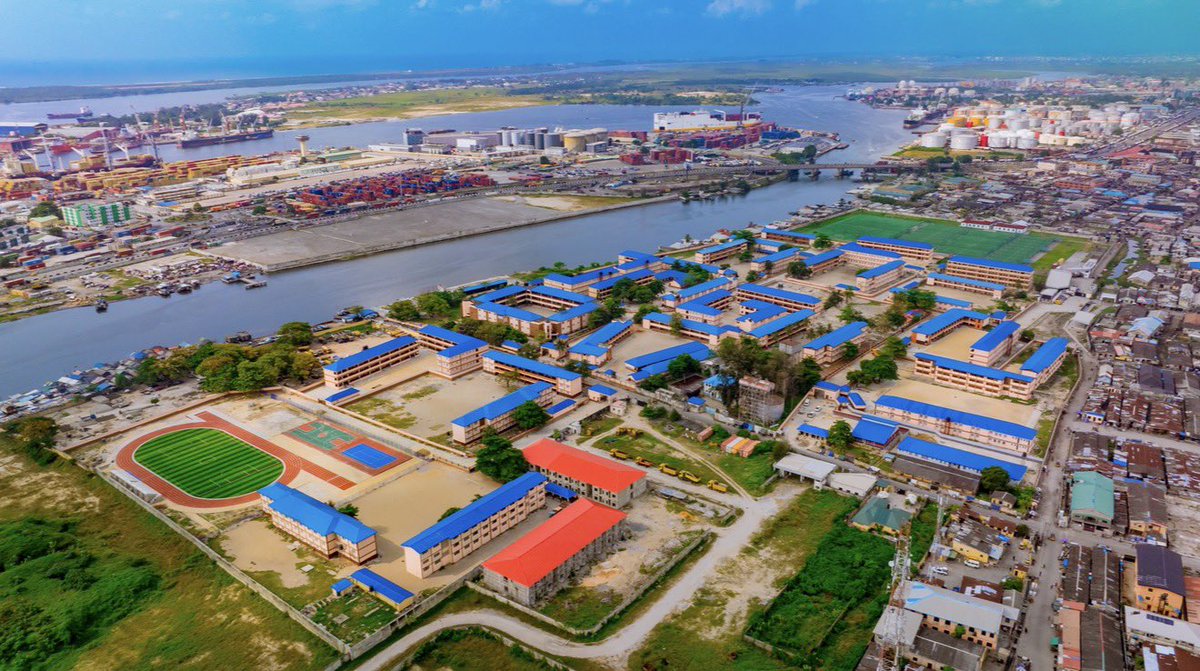 Mr_JAGs's tweet photo. UPDATE: President of the Federal Republic of Nigeria, Asiwaju Bola Ahmed Tinubu @officialABAT GCFR will today and tomorrow commission a number of Key Infrastructural Projects (physically and virtually) executed by the Lagos State Government under the leadership of Governor Babajide Sanwo-Olu @jidesanwoolu 

The Projects are: 

THE ICONIC OPEBI-MENDE-OJOTA LINK BRIDGE: This brand new bridge was designed to address major traffic issues and provide alternative routes for motorists traveling from Toyin, Allen, Opebi, Ojota, Maryland and other surrounding areas. 

LAGOS STATE GEOGRAPHIC INFORMATION SERVICE (LAGIS) BUILDING, ALAUSA: This Office would digitize land records, improve title registration, and lay the foundation for a modern property market.

THE LAGOS STATE MULTI-AGENCY COMPLEX, ALAUSA: The Project is a Multi-Storey Structure consisting of 4blocks, on a total site area of 2.01 hectares, enclosed within the State Secretariat to accommodate more parastatals of the state within the Secretariat vicinity

THE MID-LEVEL AGRO FOOD HUB, ABIJO, IBEJU LEKKI: The mid-level Food Hub sits on a 23,000 sqm land with adequate parking facilities, cold and dry storage facilities, and expansive trading floors for vendors, to create a better food market experience by modern standards. 

TOTAL REGENERATION AND FULL UPGRADE OF TOLU SCHOOLS COMPLEX: This facility contains 36 public schools - 31 secondary and five primary schools situated in Ajegunle, with brand new classroom blocks, access roads, sporting facilities, ICT Labs etc 

MARACANA STADIUM, AJEGUNLE: This facility consists of 19 mini football pitches, located in the densely populated Ajegunle Area of Lagos State. 

#PBATInLagos 
#GreaterLagosRising