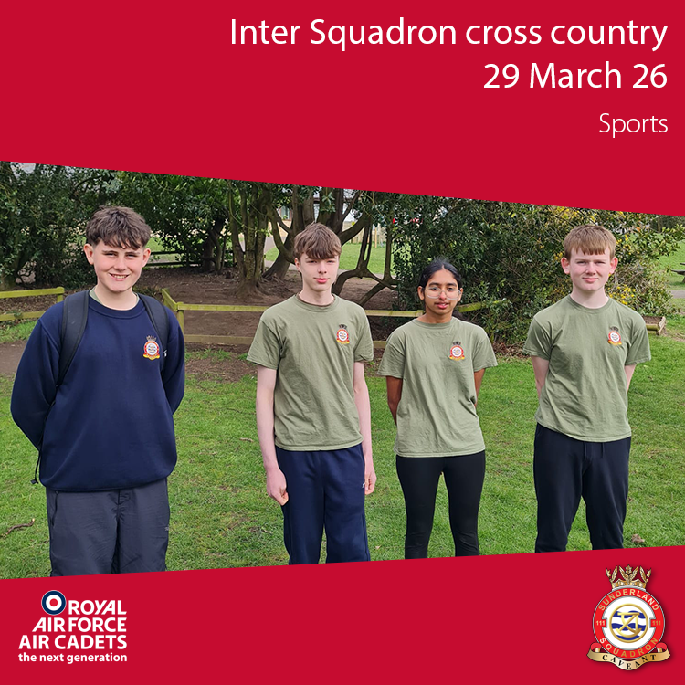 111SquadronATC's tweet photo. The last weekend in March played host to the annual Inter Squadron cross country competition at the Rising Sun country park...

Well done to our team for representing the Squadron at the first sporting event of the season! https://t.co/L5oArBxKFF