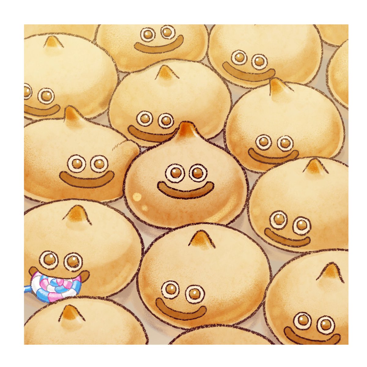 chanmaru_8_time's tweet photo. おや、こちらに気がついたようだ
#ドラクエウォーク #ふわっとちゃんまる絵 https://t.co/PVk6xwmDJn