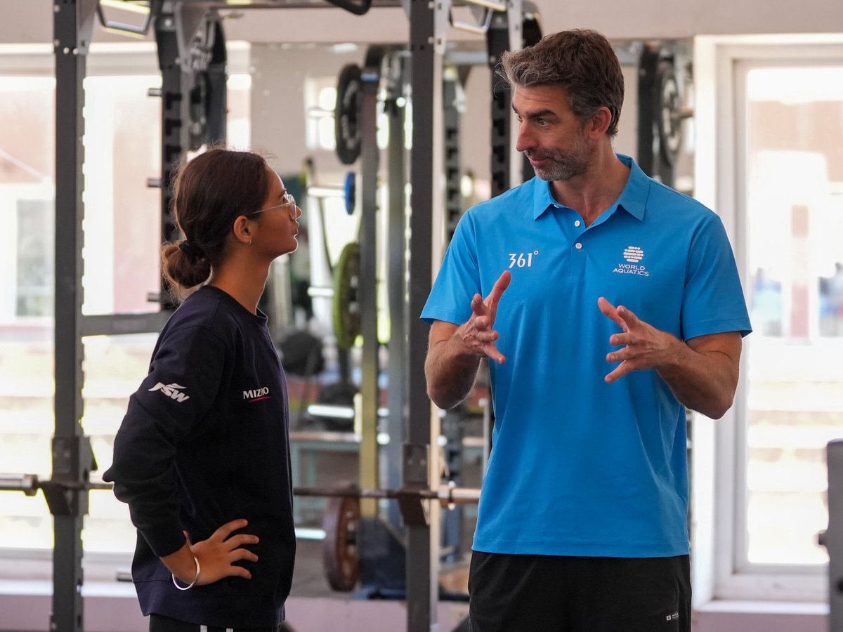 IIS_Vijayanagar's tweet image. Learning from the best in the business. ⚡

#TeamIIS welcomed James Gibson, now High Performance advisor with World Athletics, as he spent time assessing and fine-tuning our high performance programme. 💪

#TeamIIS #Swimming #IndianSports #CraftingVictories 🇮🇳