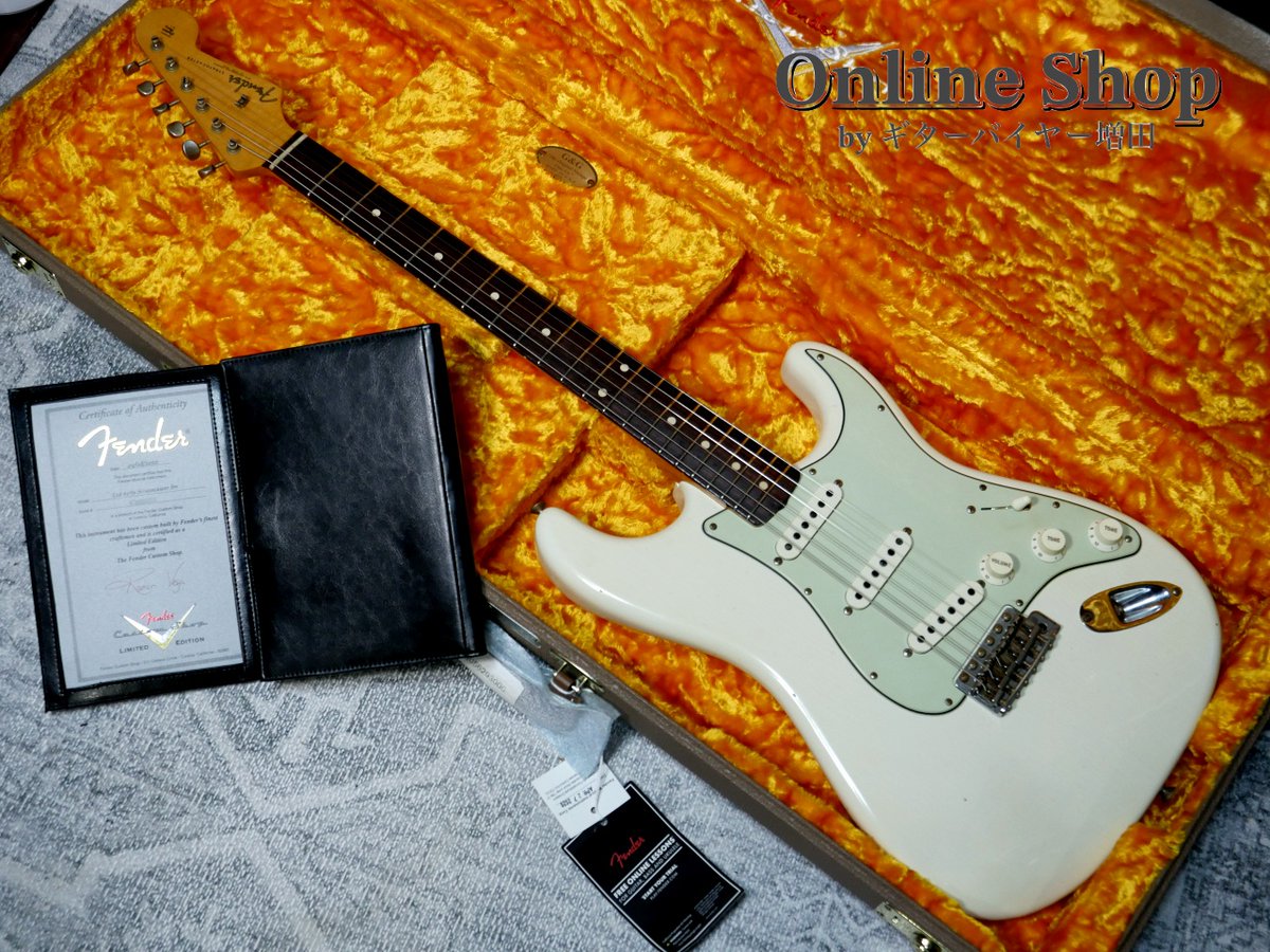 keimsd's tweet image. 2020 Fender Custom Shop LIMITED EDITION '62/'63 Stratocaster Journeyman Relic Aged Olympic White
guitarbuyermasuda.com/products/used-…

'62〜'63年頃の過渡期の仕様を踏襲したリミテッド・エディション！一見普遍的なルックスながら、マニアックな仕様が踏襲された通好みな一品が新着！！！ #Fender