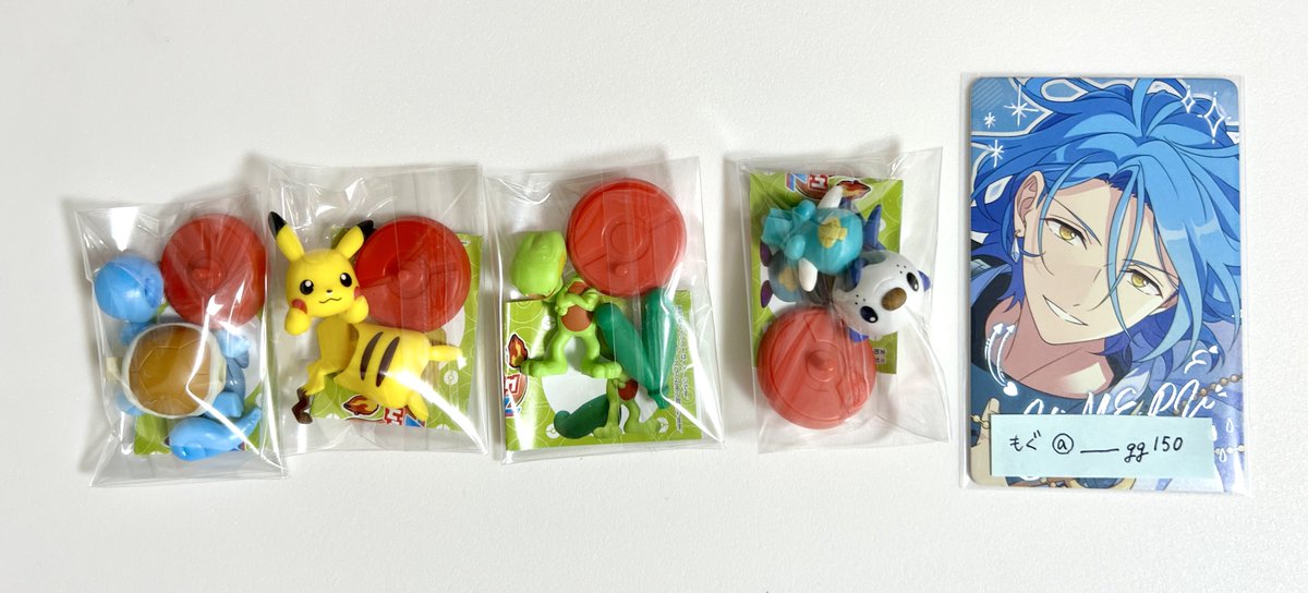 ____gg150's tweet photo. 【交換】ポケモン チョコエッグ 旅立ちの3匹

譲┊ゼニガメ、ピカチュウ、キモリ、ミジュマル

求┊フシギダネ、ミズゴロウ、ヒノアラシ、ナエトル、ヒコザル、ポッチャマ (各1)

郵送のみ　2点〜

お気軽にお声掛けください❁ https://t.co/uyFkvJnVT1