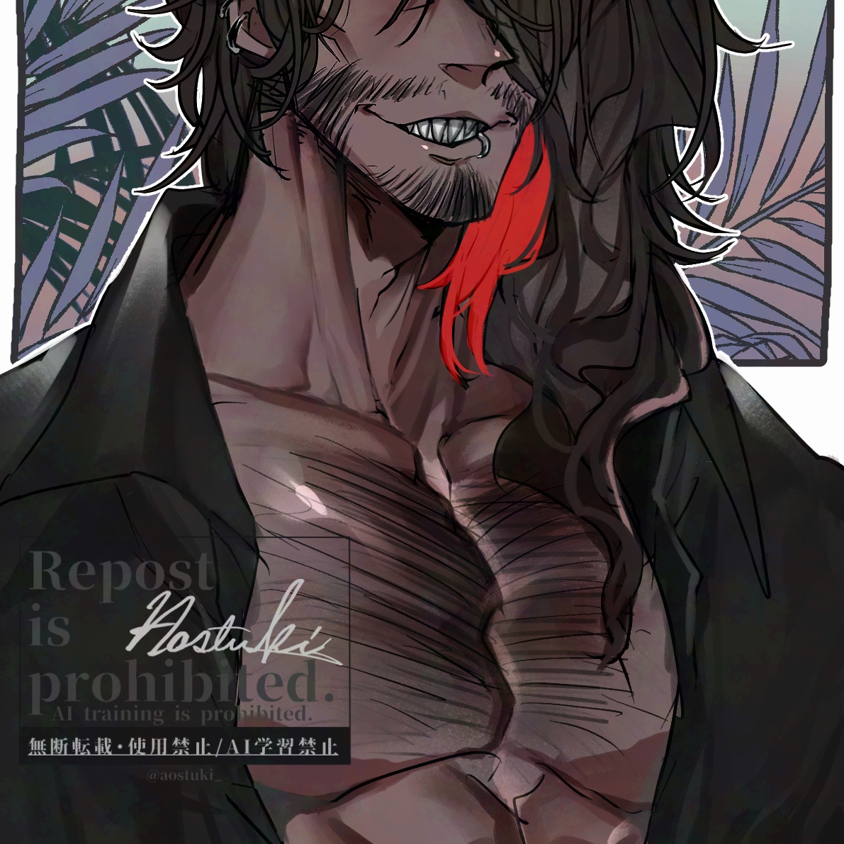 あおつき tweet media