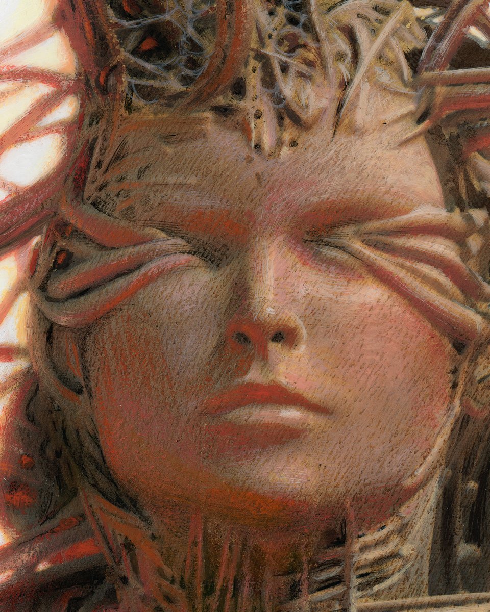 gricp's tweet image. In 2011 while working on "Gynoid IV"
Acrylic on fiberboard, 40 x 32 cm / 15.75 x 12.6 in

#originalpainting #originalart #originalartwork #surrealart #gric #petergric