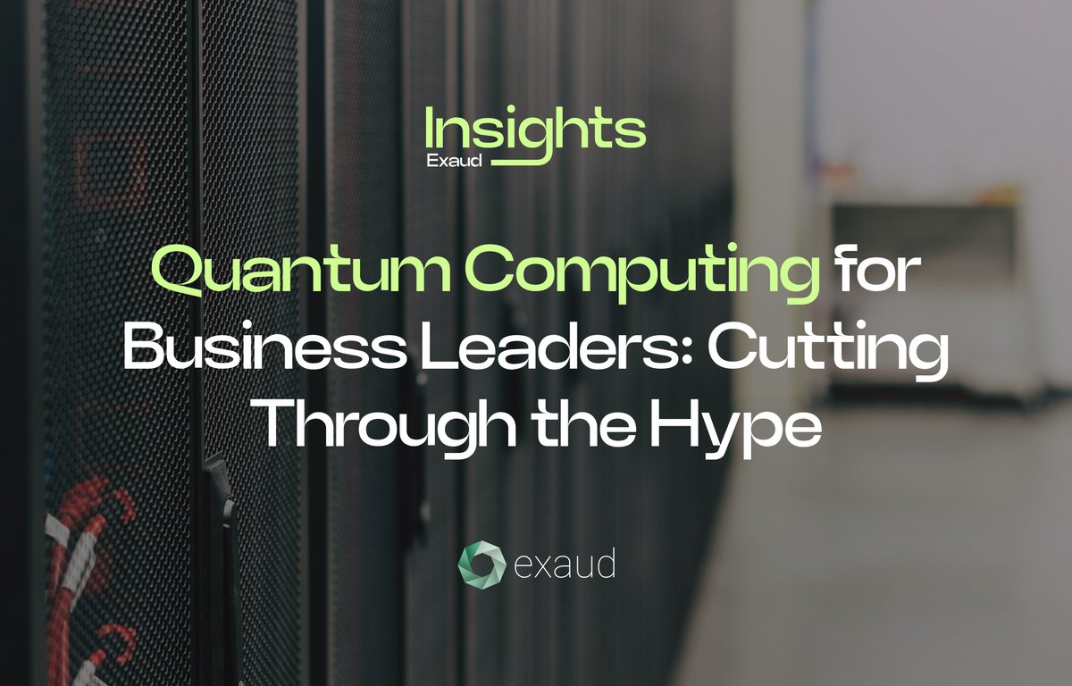 exaud_soft's tweet photo. #Quantumcomputing is coming, but when, and for whom? A practical guide for business leaders on timelines, real use cases, and what to do today: https://t.co/1aekft5Ixe https://t.co/bJzemO7siW