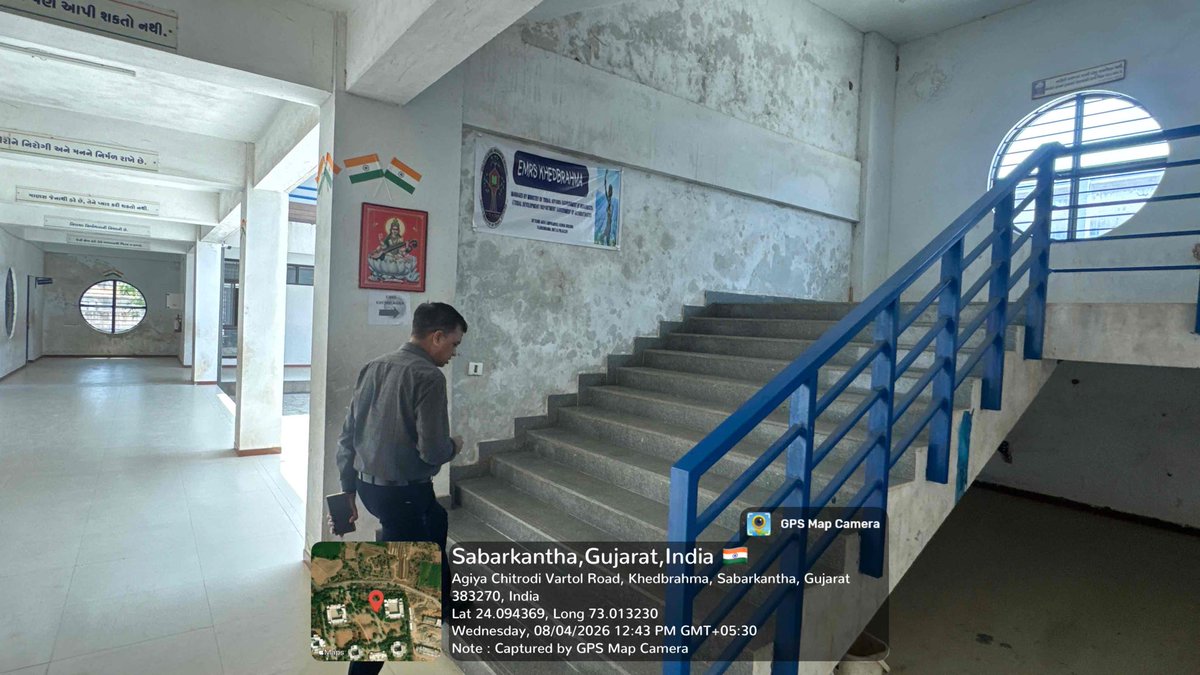 એકલવ્ય મોડેલ રેસિડેન્શિયલ શાળા ખેડબ્રહ્મા ખાતે પ્રાયોજના વહીવટદારશ્રી અને મદદનીશ કમિશનર (શિક્ષણ) દ્વારા આકસ્મિક ચકાસણી કરવામાં આવી.