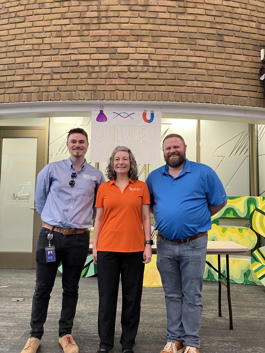 PilotChemical's tweet photo. Over the weekend, members of our technical team — Chris SouSalle, Stacie Hecht and Jeremy Lear — were excited to participate as judges in Sycamore High School’s Science Fair. Well done to all, and congratulations to the winners! https://t.co/4wyjTxRjrQ