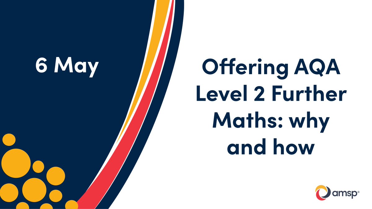AMSP - Advanced Mathematics Support Programme tweet media