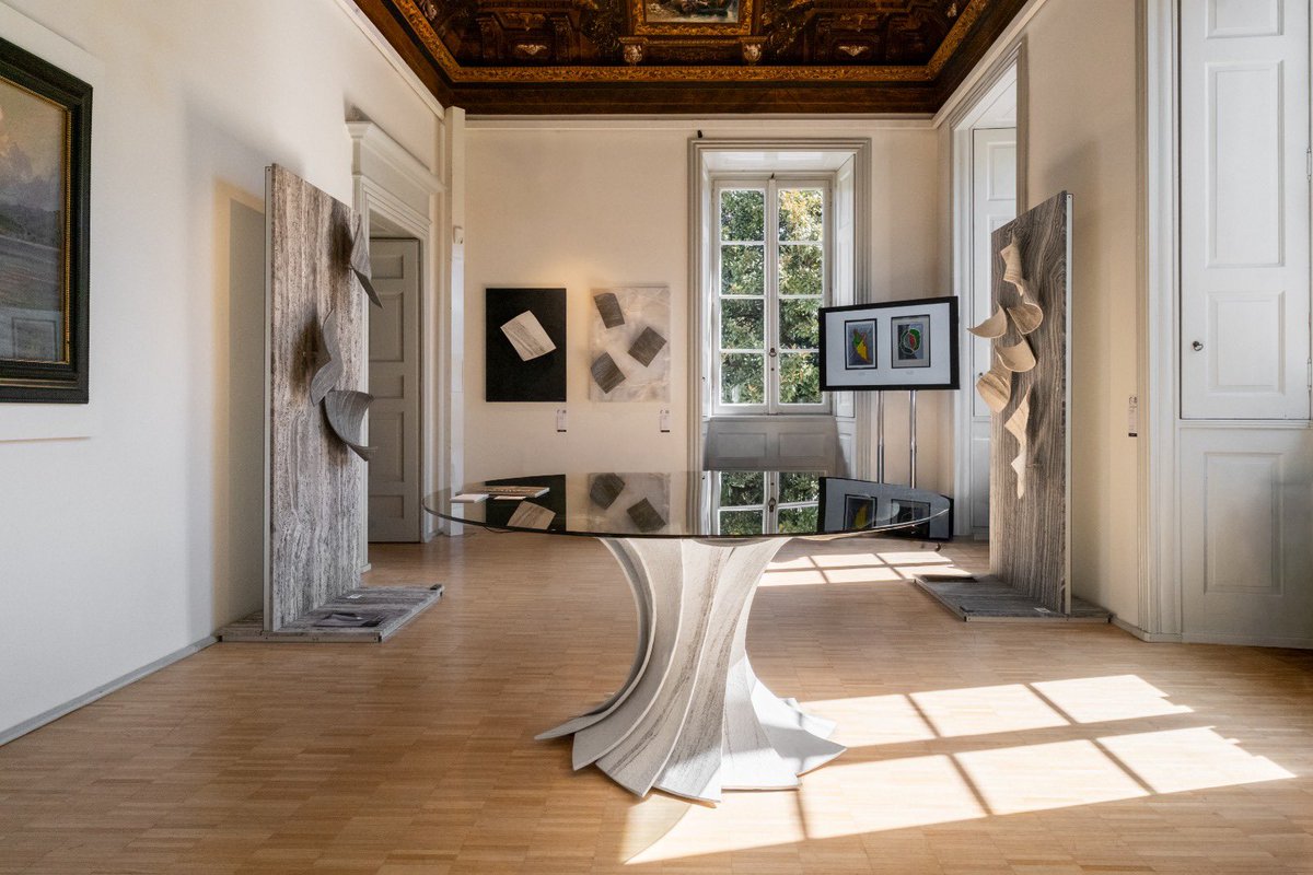 cncHelios's tweet photo. Can you fold marble like paper? With Helios’ 5-axis CNC technology, the impossible becomes high-end design.
From @StudioMarcoPiva’s creative vision for Younique Experience, we are redefining the boundaries of natural stone.
Where robotics meets Italian artistry. #StoneDesign https://t.co/qZIpFmM275