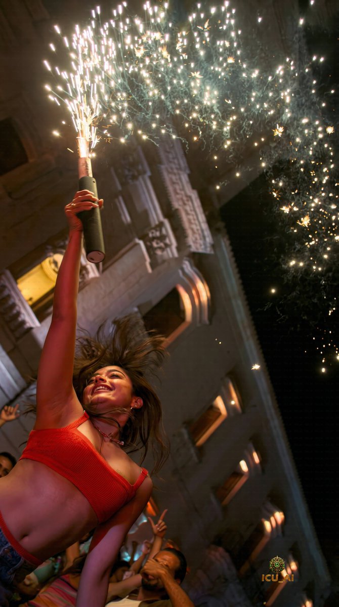 icu_ai_edits's tweet image. Rashmika Mandanna &amp;amp; Kriti Sanon bringing full desi energy and unfiltered joy in Cocktail 2 — dancing barefoot, hair flying, pure summer madness!   Who’s ready for this vibe? Drop your excitement below! 

#RashmikaMandanna #KritiSanon #Cocktail2