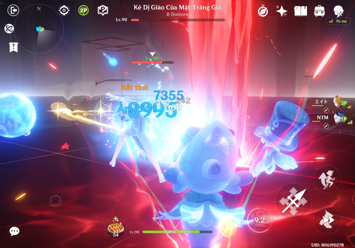 do_mkokoro's tweet image. Most fun random Genshin co-op in a while yesterday, we had a LCr team (Zibai, Furina, Illuga, Gorou) but Zibai lagged and disconnected from the very start. 

So it’s just us 3 supports against Dottore and we actually pulled through. Indomitable human spirit ahh team. 😭🙏